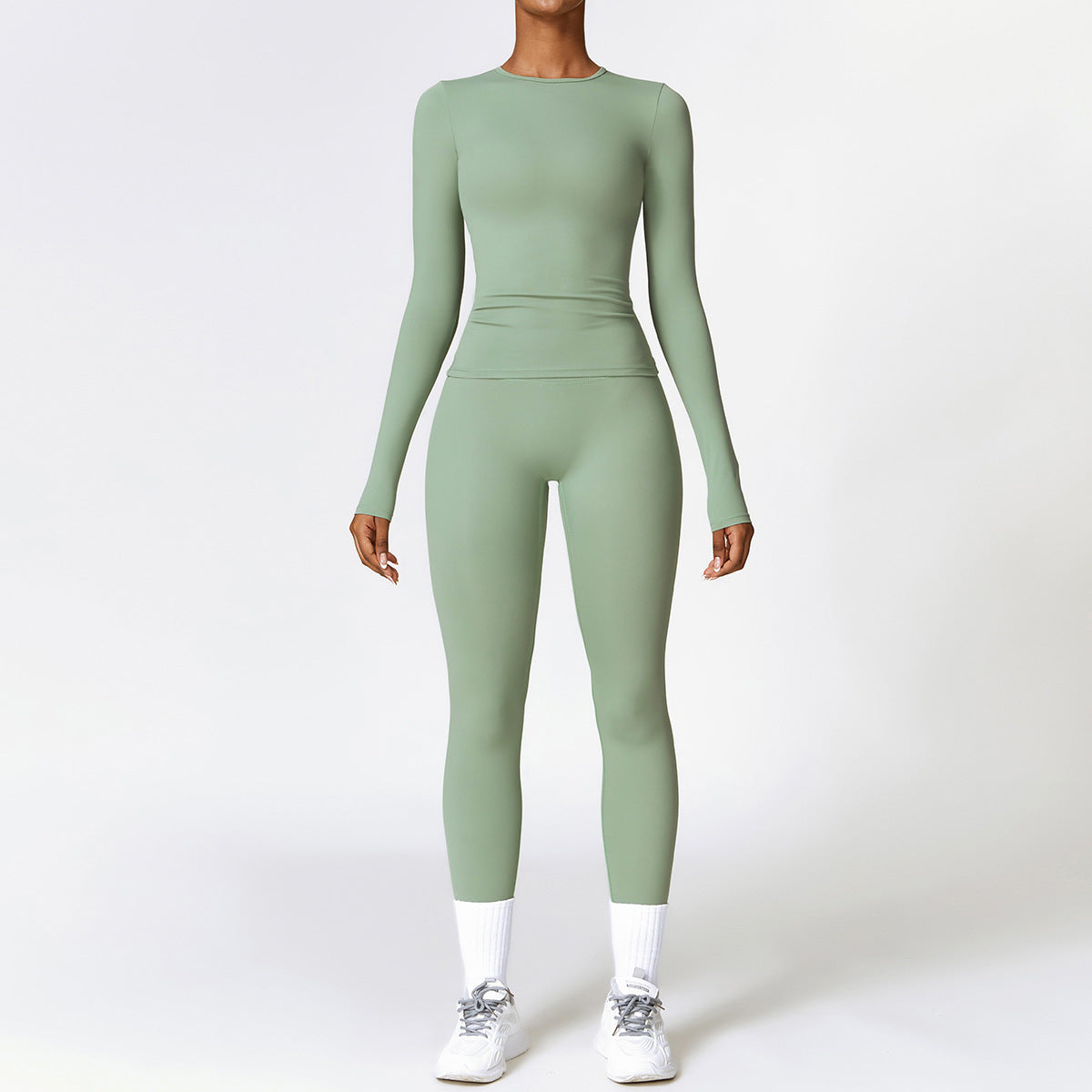 Tight-fitting Brushed Yoga Suit Quick-drying Fitness Clothes Fitness