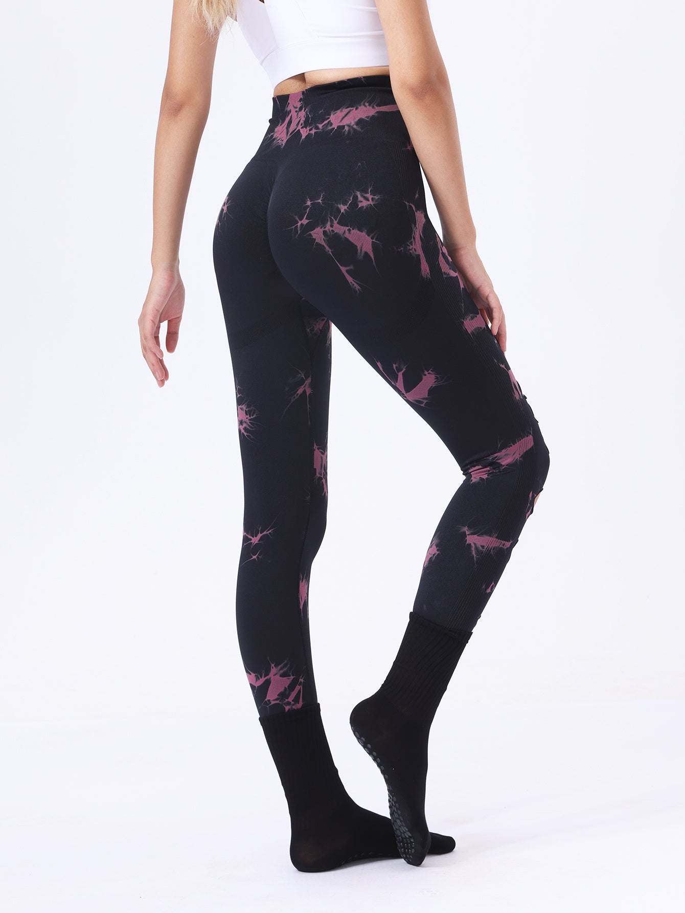 Butt Lifting Yoga Gym Athletic Pants, Hollow Out Sports Leggings