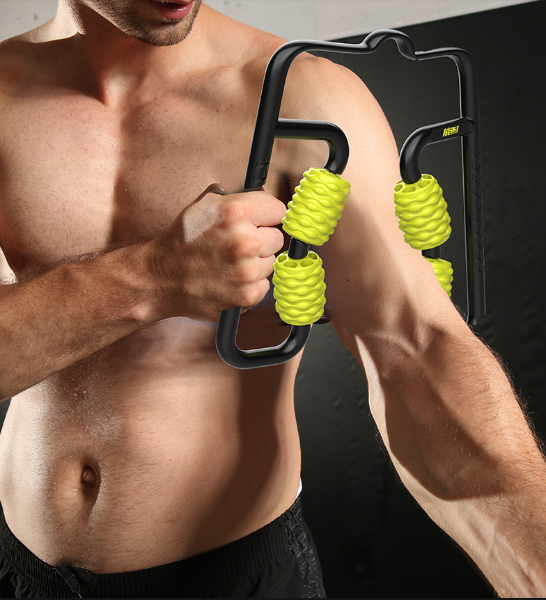 Foam shaft muscle relaxer mace stick leg massage roller