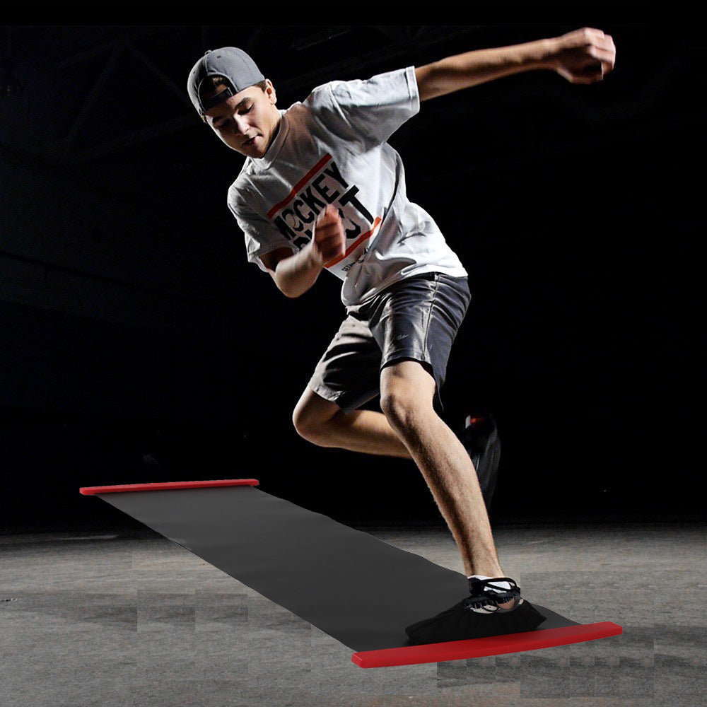 Slide Board Speed Skating Training Mat Sliding Board Portable Sliding Board
