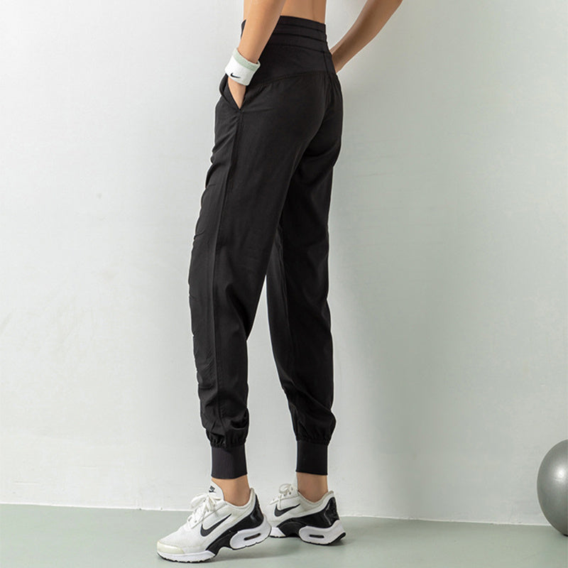 Fashion Casual Sports Pants For Women Loose Legs Drawstring