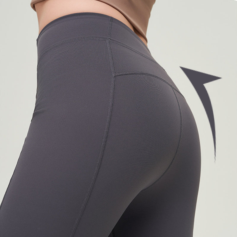High Waist Zipper Bell-bottom Trousers For Women Slimming Butt