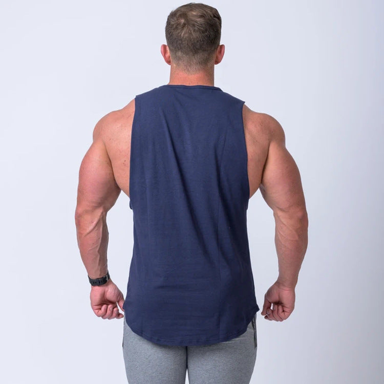 Fitness Vest Equipment Training Clothes Sports Sleeveless T-shirt Men