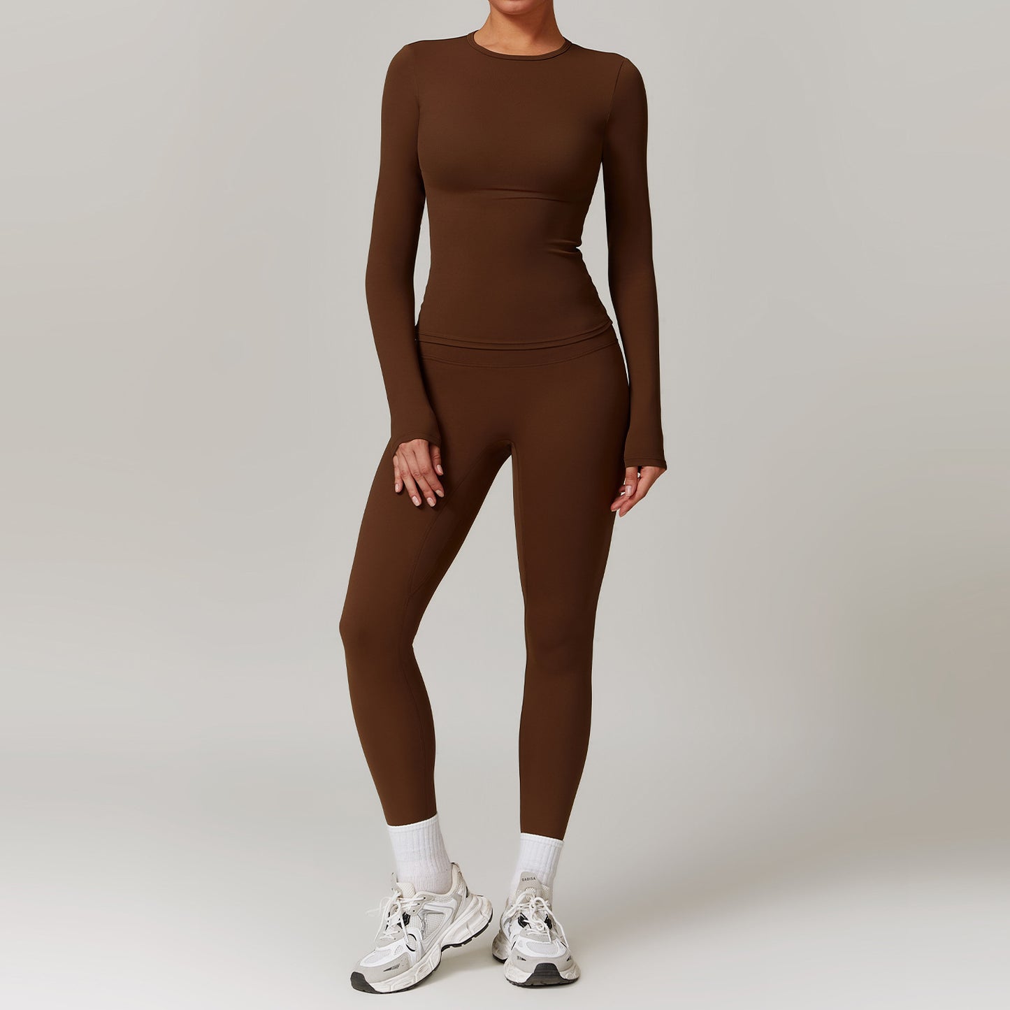 Tight-fitting Brushed Yoga Suit Quick-drying Fitness Clothes Fitness