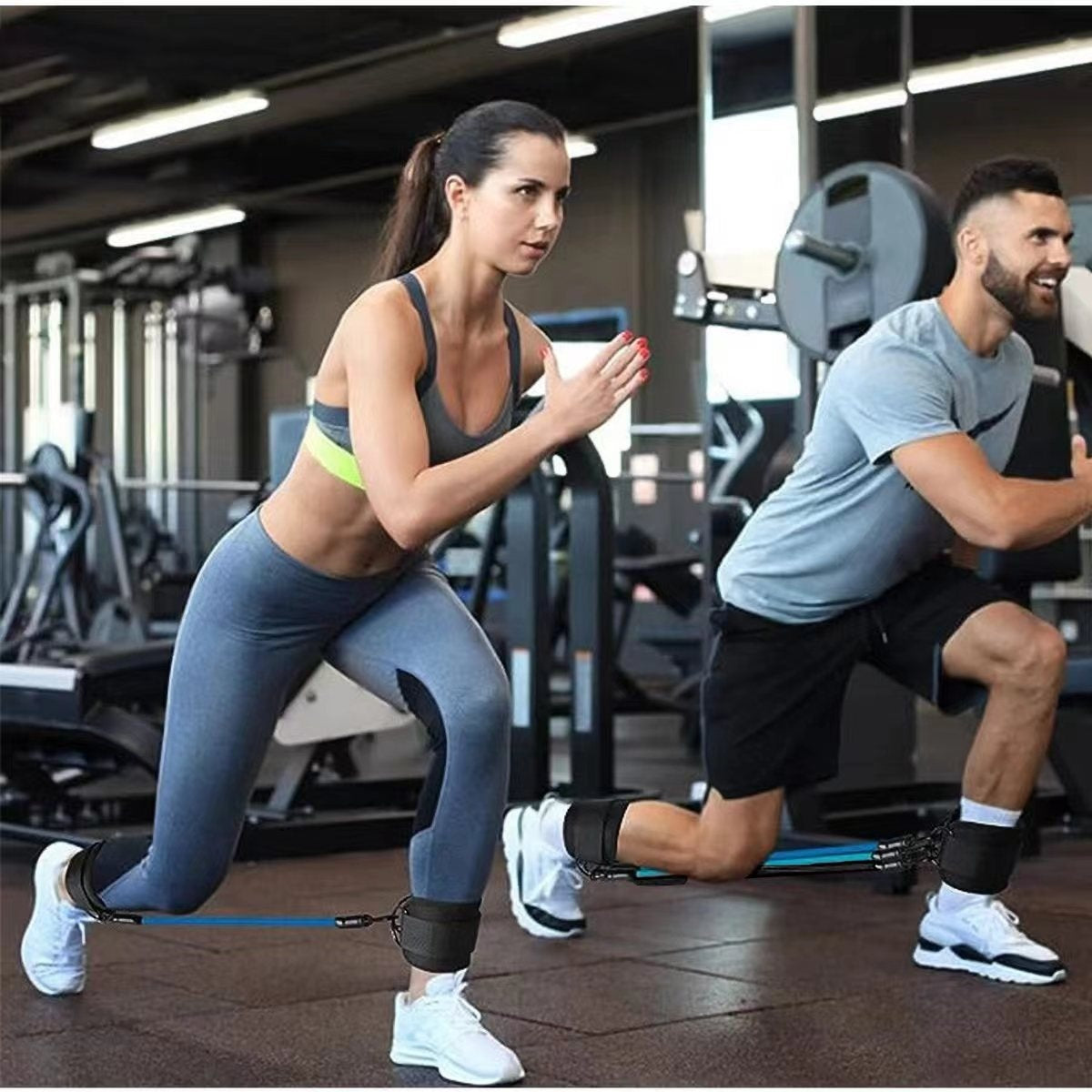 Ankle Strap Resistance Bands Hip Leg Strength Pull Rope Fitness