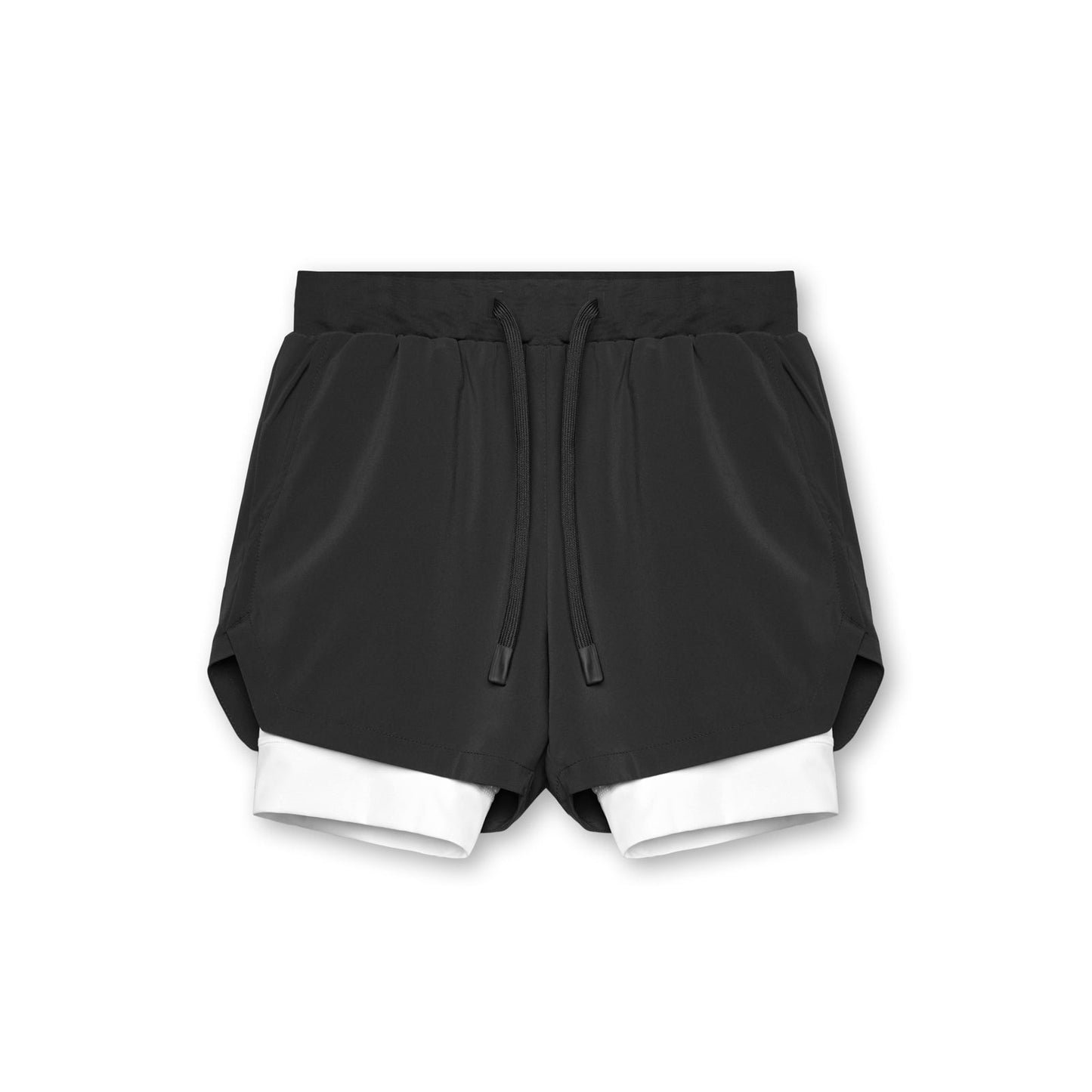 Summer Sports Fitness Brother Running Double-layer Shorts