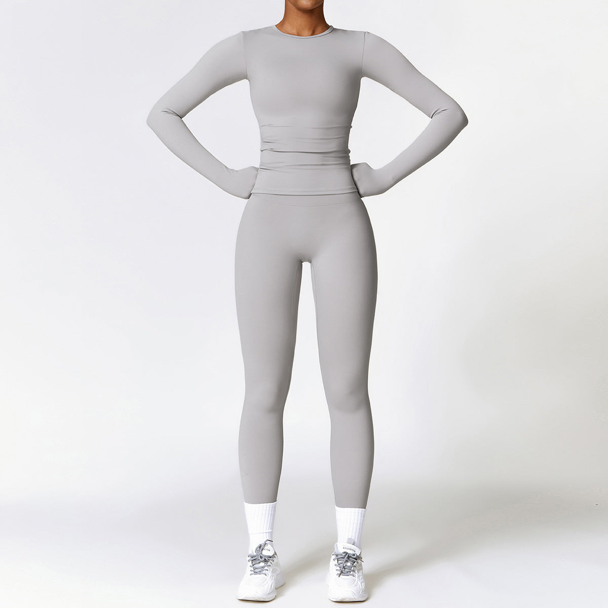 Tight-fitting Brushed Yoga Suit Quick-drying Fitness Clothes Fitness