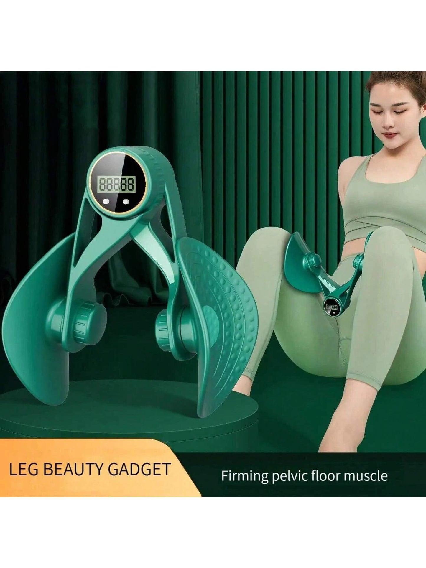 Inner Thigh Exerciser And Pelvic Floor Kegel Trainer With Resistance Bands