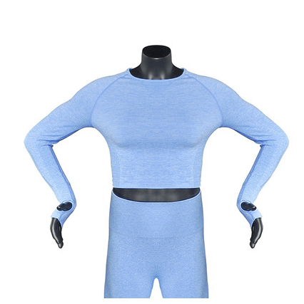 Women's Yoga Wear Set Long Sleeve Pants Sports Wear