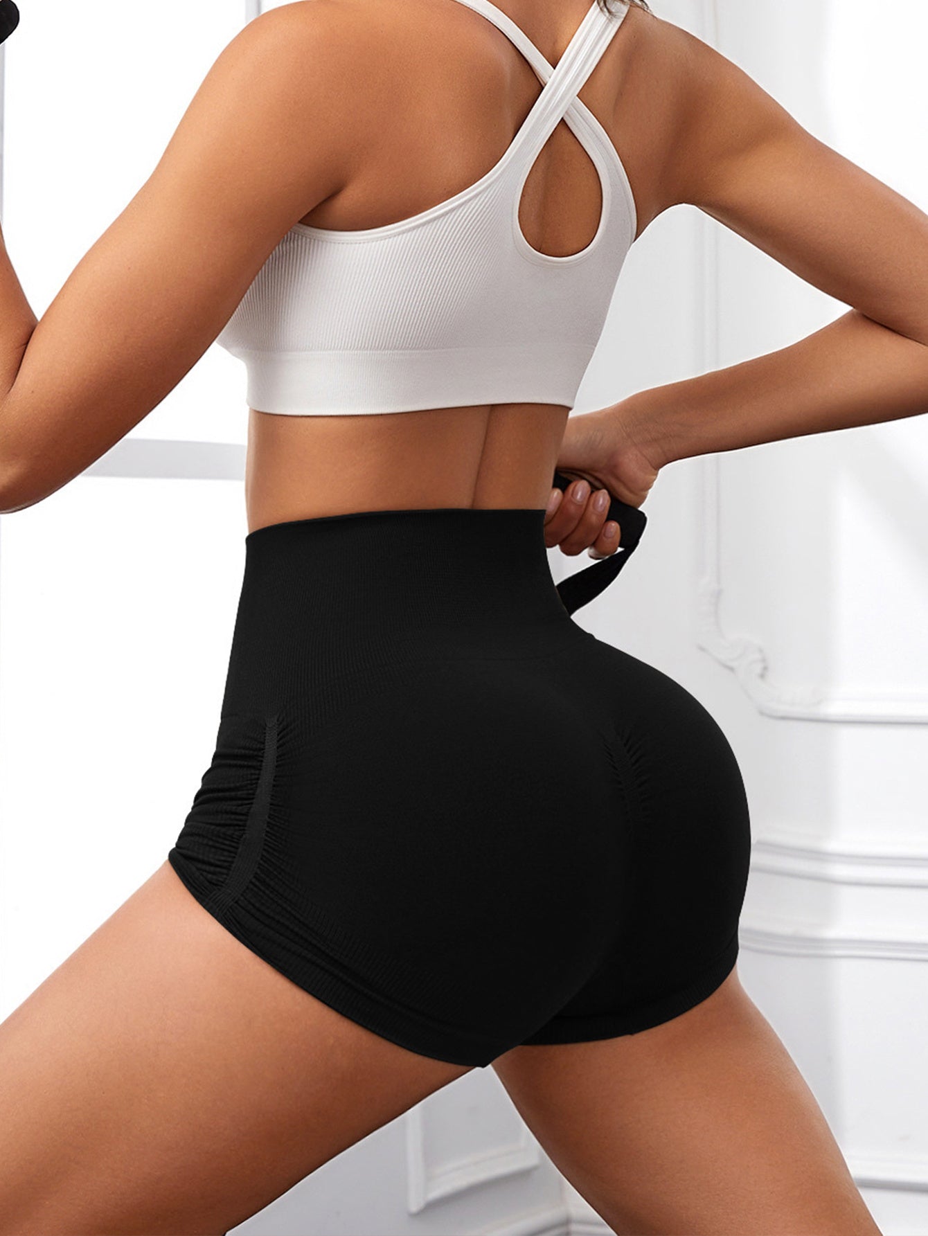 Workout Shorts For Women Scrunch Butt Lifting High Waisted