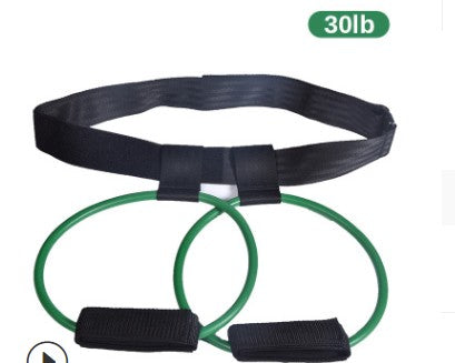 Leg muscle training rope natural latex elastic rope slimming training