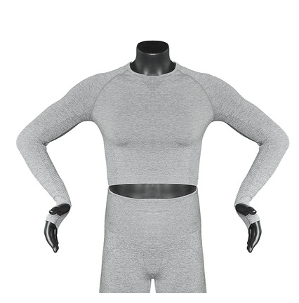Women's Yoga Wear Set Long Sleeve Pants Sports Wear