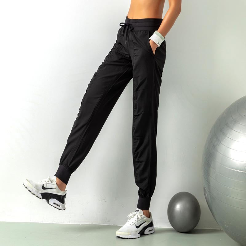Fashion Casual Sports Pants For Women Loose Legs Drawstring