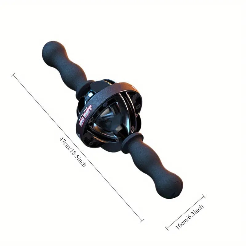 1pc Black Gyro Fitness Trainer Stainless Steel Core Wrist Forearm