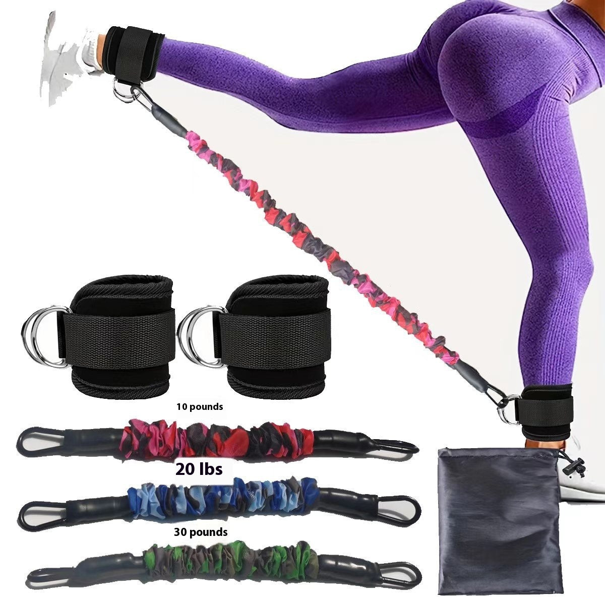 Ankle Strap Resistance Bands Hip Leg Strength Pull Rope Fitness