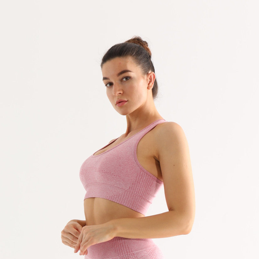 Wear Pants Yoga High Waist Suit Fitness Five-piece Hip