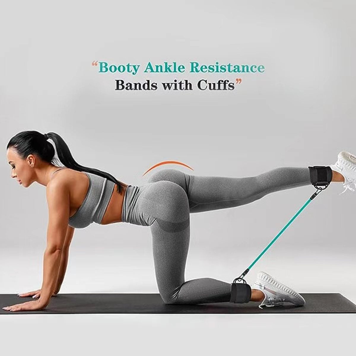 Ankle Strap Resistance Bands Hip Leg Strength Pull Rope Fitness