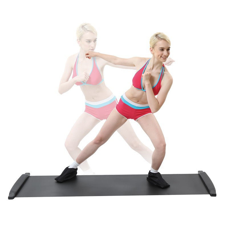 Slide Board Speed Skating Training Mat Sliding Board Portable Sliding Board