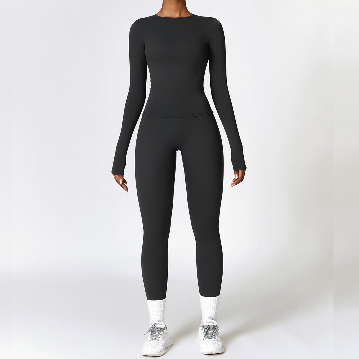 Tight-fitting Brushed Yoga Suit Quick-drying Fitness Clothes Fitness