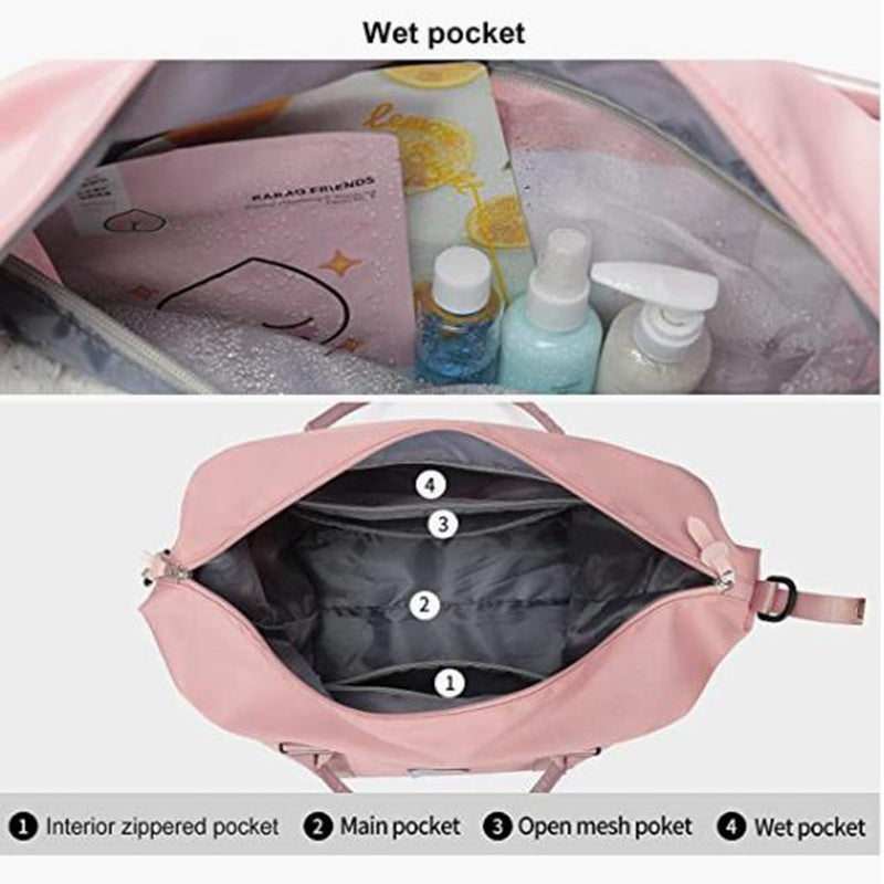 Travel Duffel Bags Sports Fitness Gym Tote Bag Women