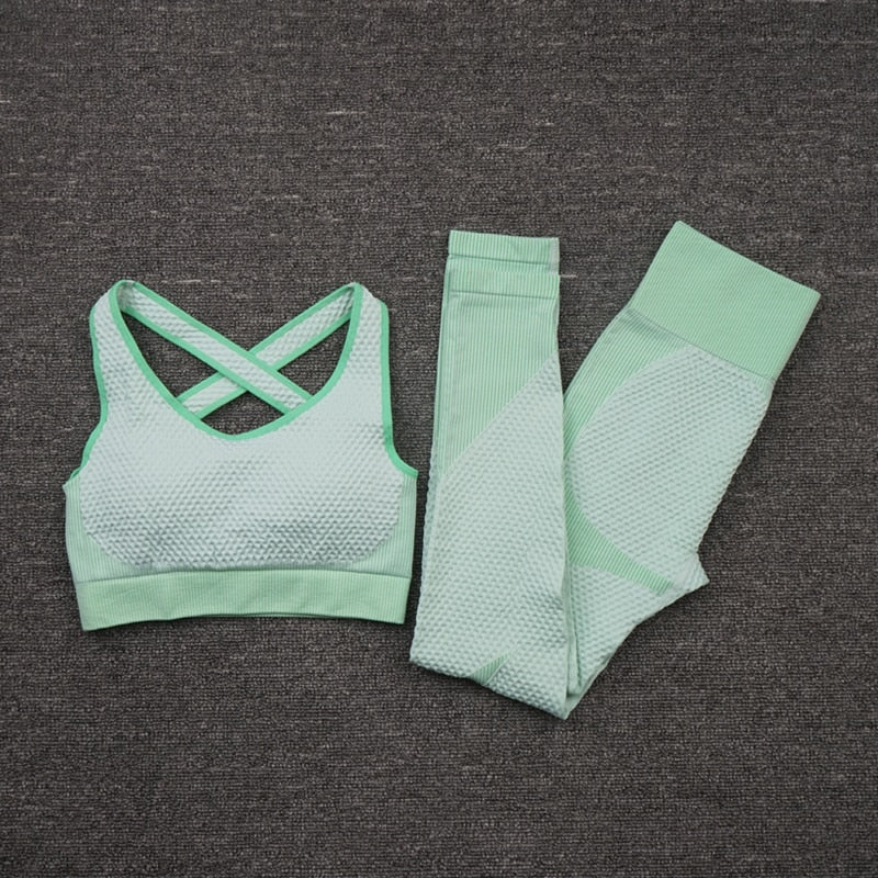 Seamless Women Yoga Sets Female Sport Gym