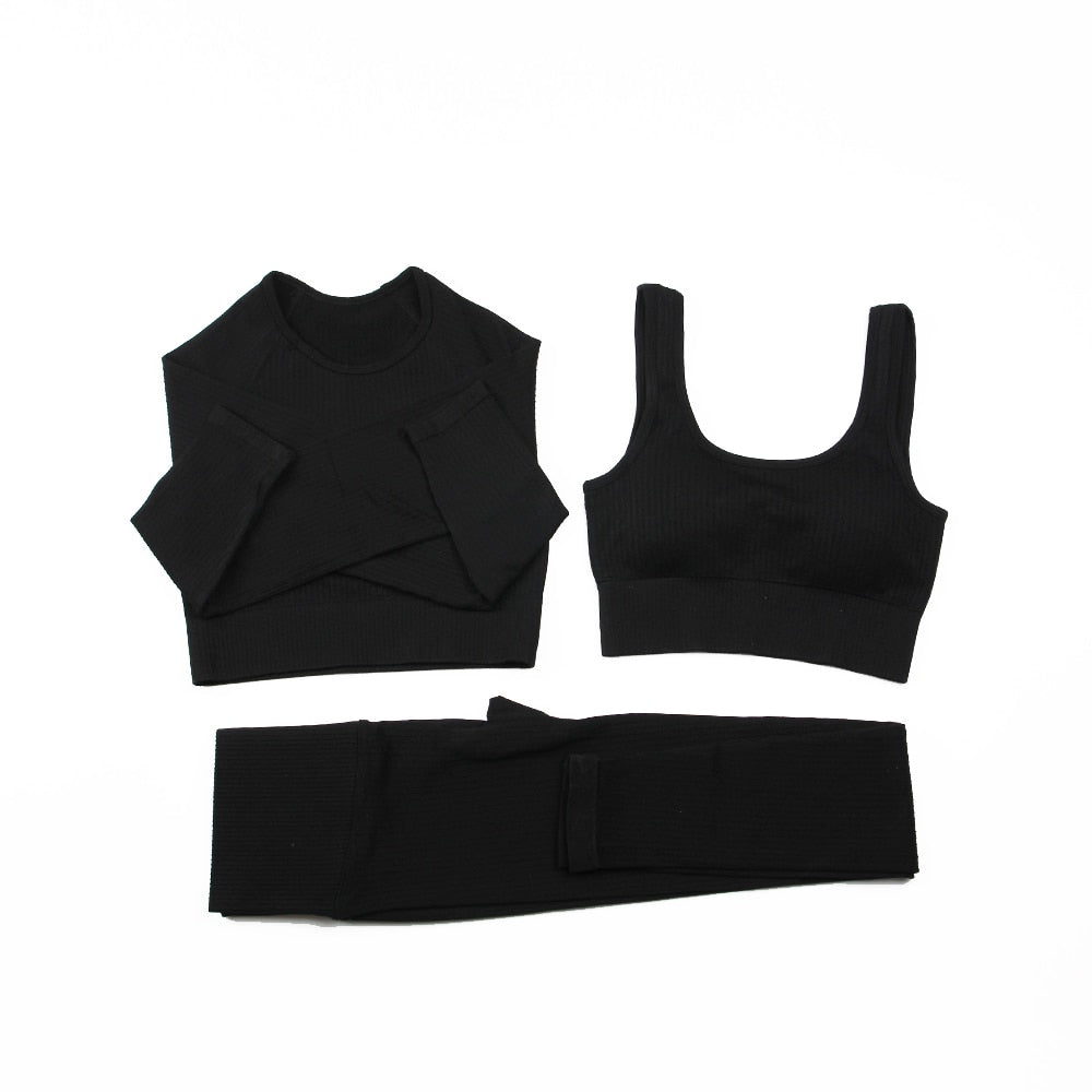 Gym Clothing Seamless Leggings Women Yoga Set