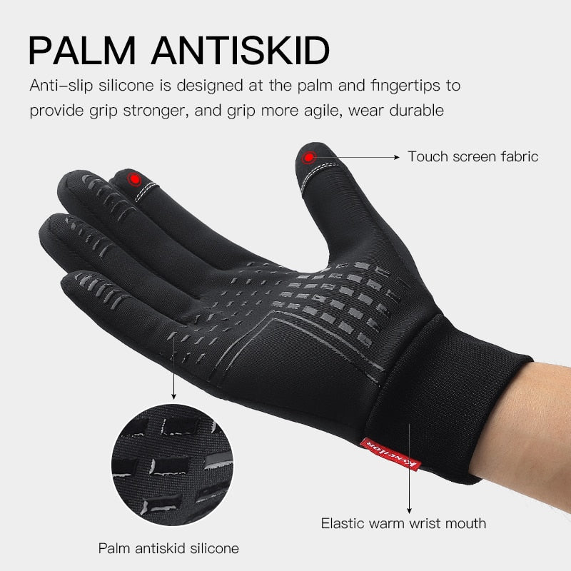 Sports Running Glove Warm Touch Screen Gym Fitness