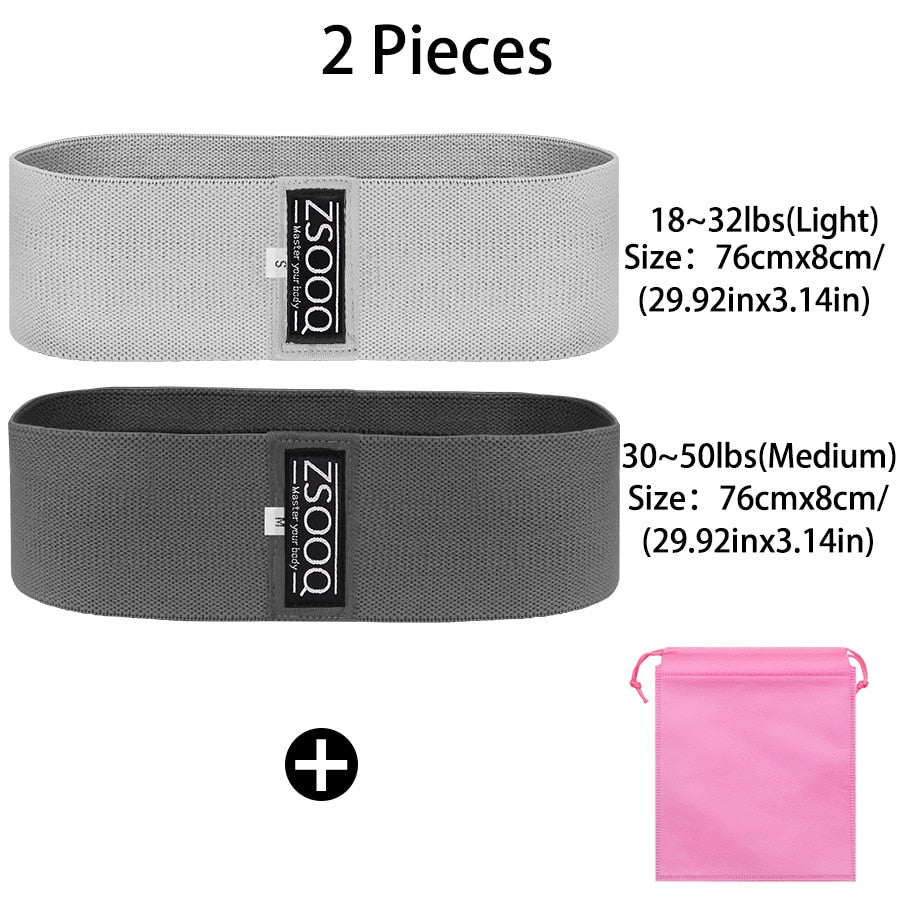 Fabric Booty Resistance Bands Hip Circle Exercise