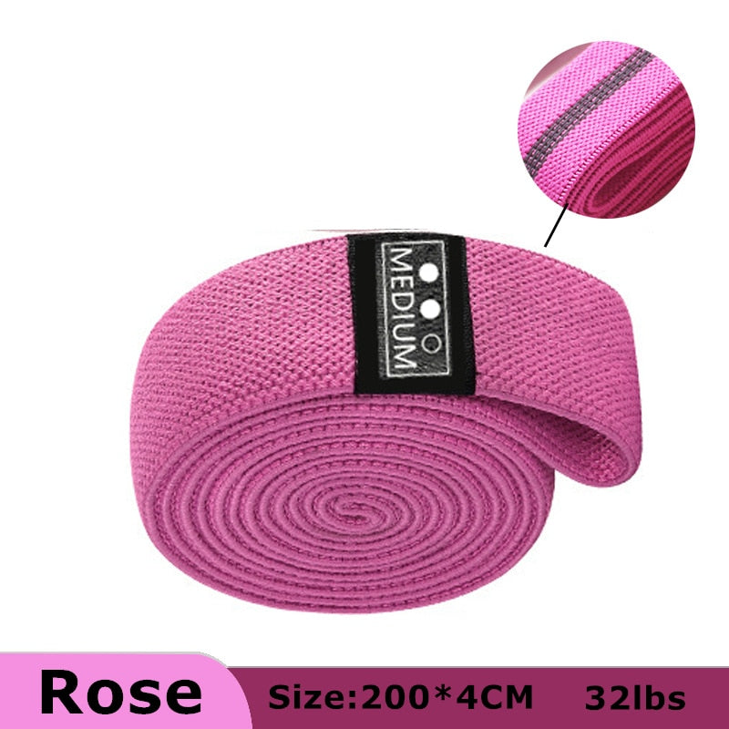 Long Resistance Loop Band Set Unisex Fitness Yoga
