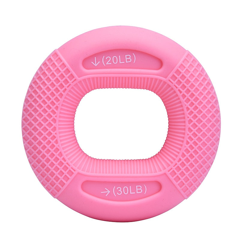 Silicone Adjustable Hand Grip Gripping Ring Finger