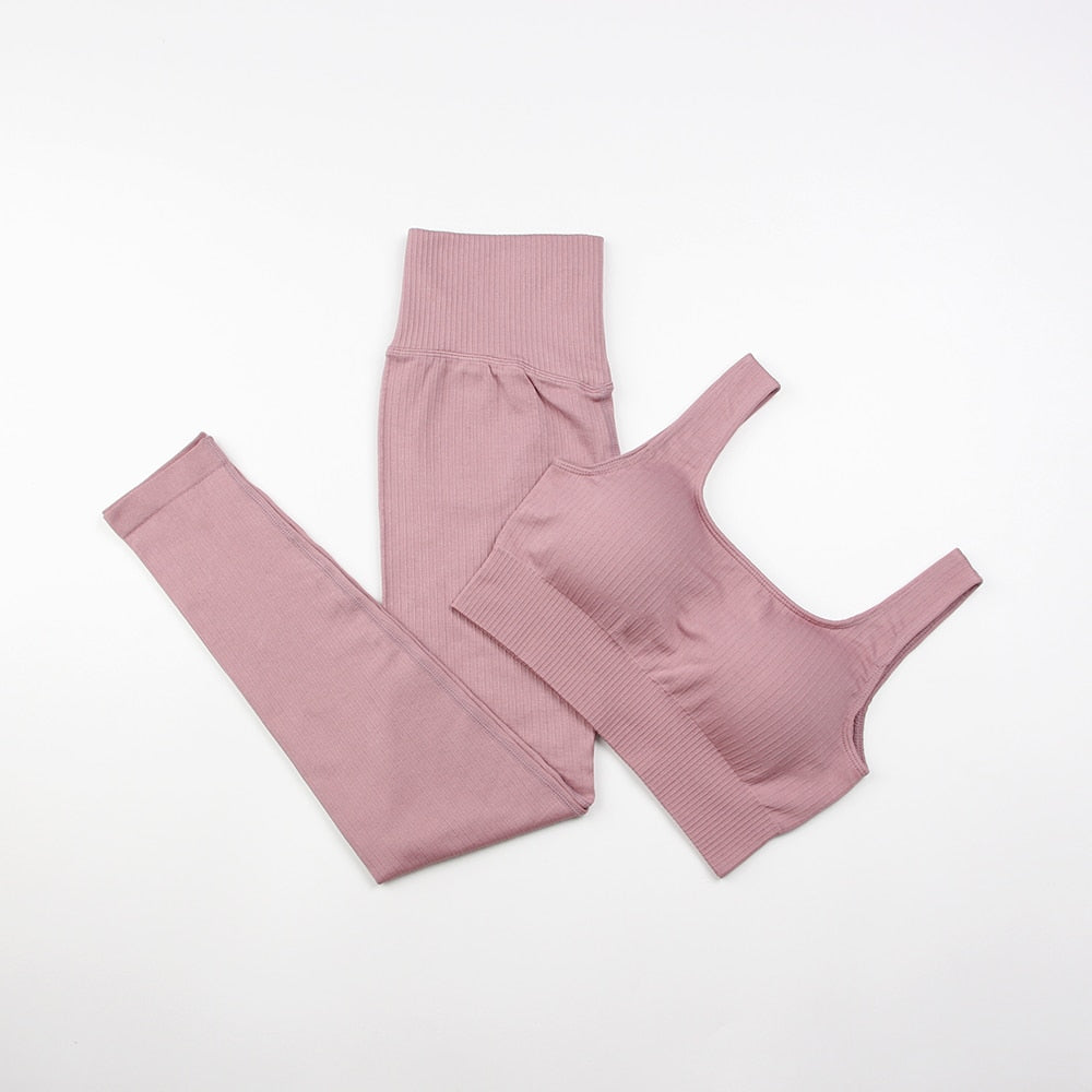Gym Clothing Seamless Leggings Women Yoga Set