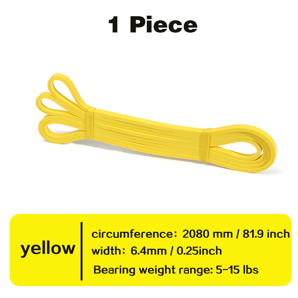 Training Resistance Bands Gym Home Fitness Rubber