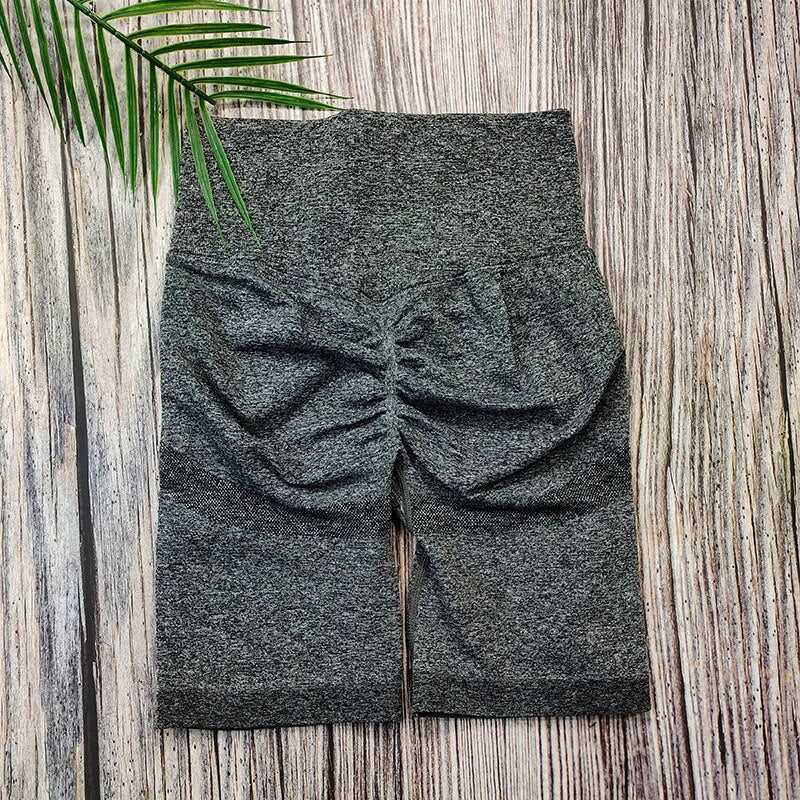 Ribbed Seamless High Waist Leggings Drawstring
