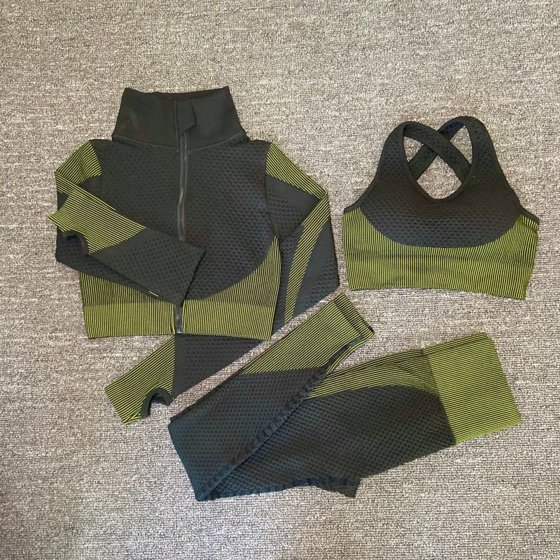 Seamless Women Yoga Sets Female Sport Gym