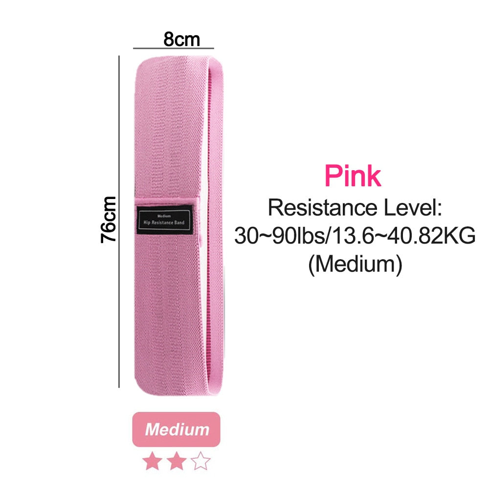 Long Resistance Loop Band Set Unisex Fitness Yoga