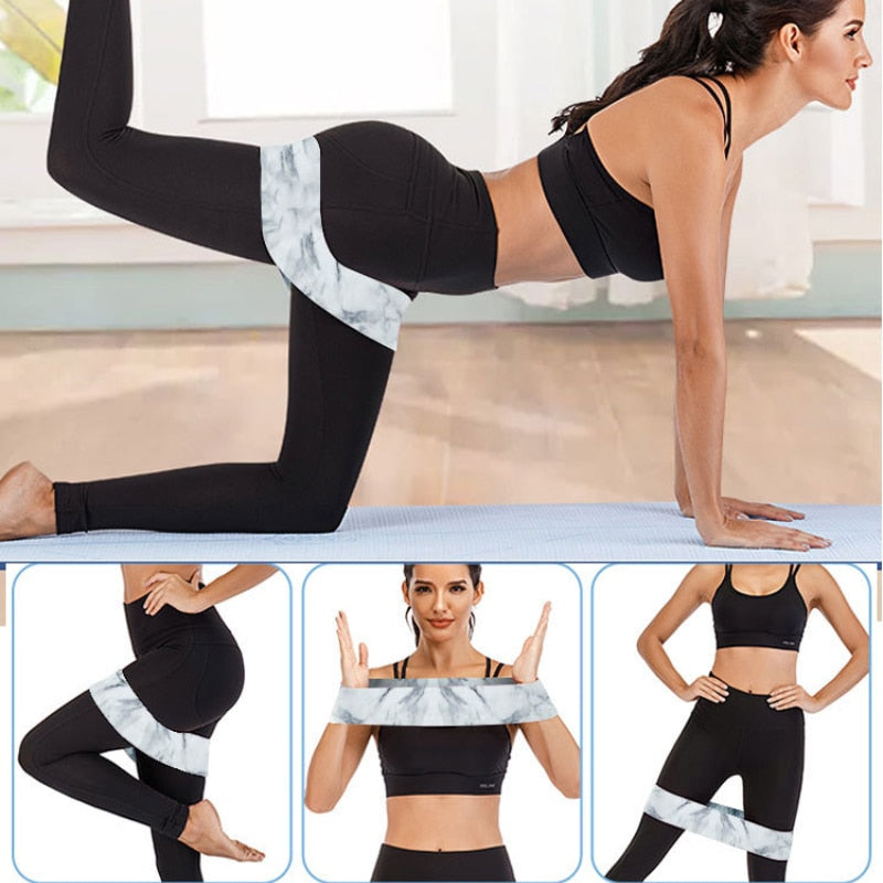 Resistance Bands Set Fitness Exercise Elastic Booty Bands