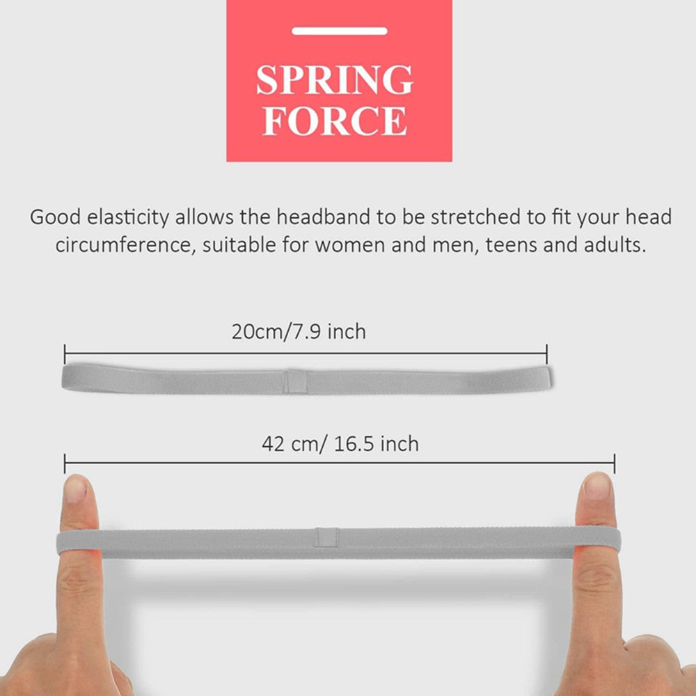 Thick Non-Slip Elastic Sport Headbands Yoga Hair Bands