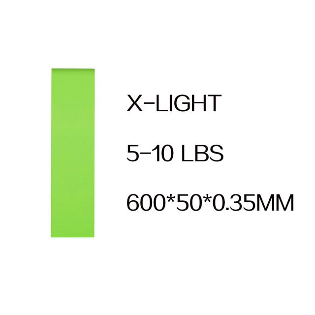 Latex Resistance Bands Fitness Set Rubber Loop Bands