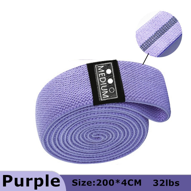 Long Resistance Loop Band Set Unisex Fitness Yoga