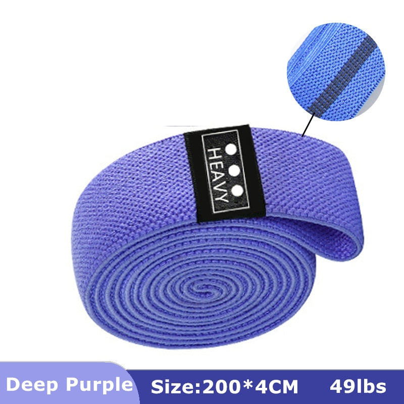 Long Resistance Loop Band Set Unisex Fitness Yoga