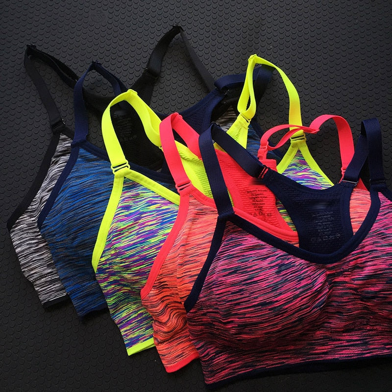 Shockproof Wireless Sports Bra Top Women