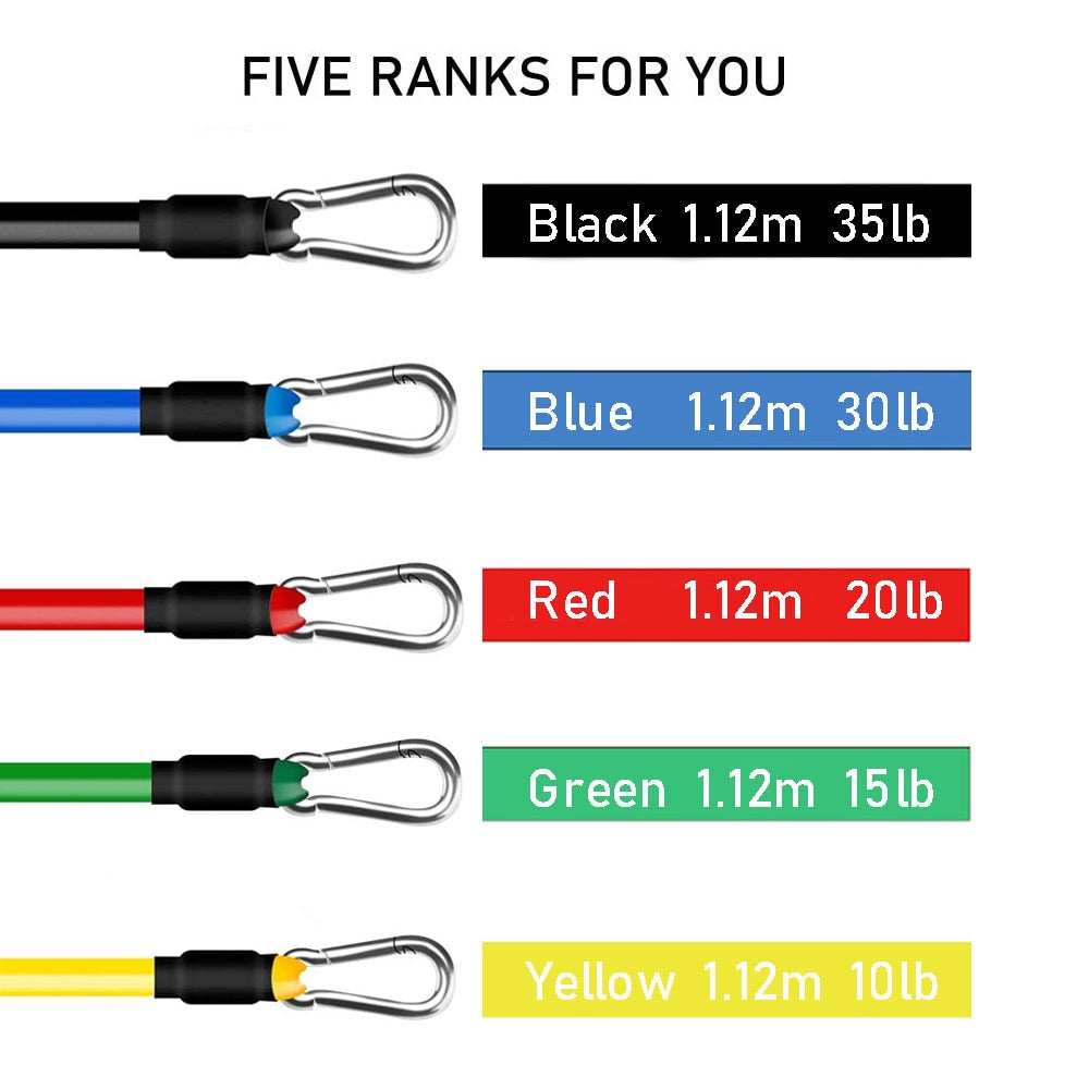 Resistance Bands Set Exercise Yoga Tube Pull Rope