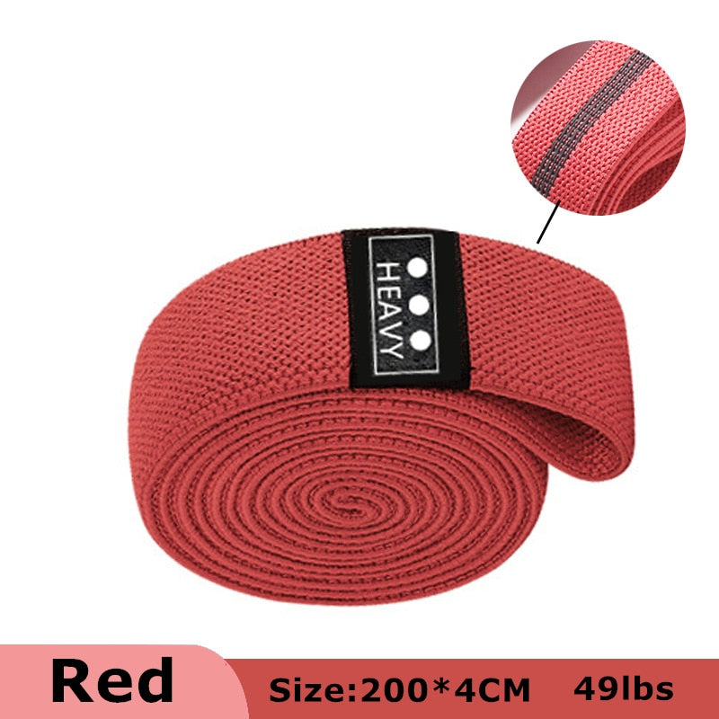 Long Resistance Loop Band Set Unisex Fitness Yoga