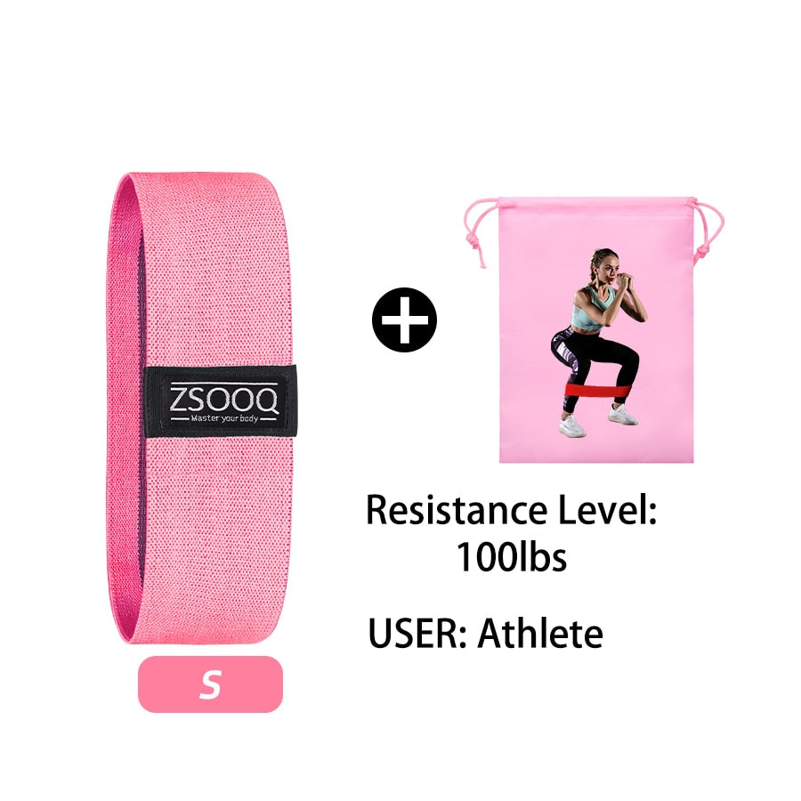 Fabric Booty Resistance Bands Hip Circle Exercise