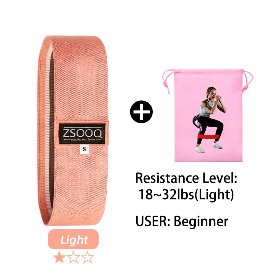 Fabric Booty Resistance Bands Hip Circle Exercise
