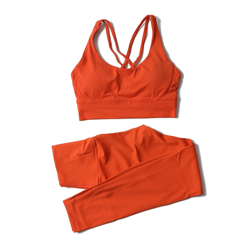 New Yoga Set Women's Tracksuit Gym Fitness Set