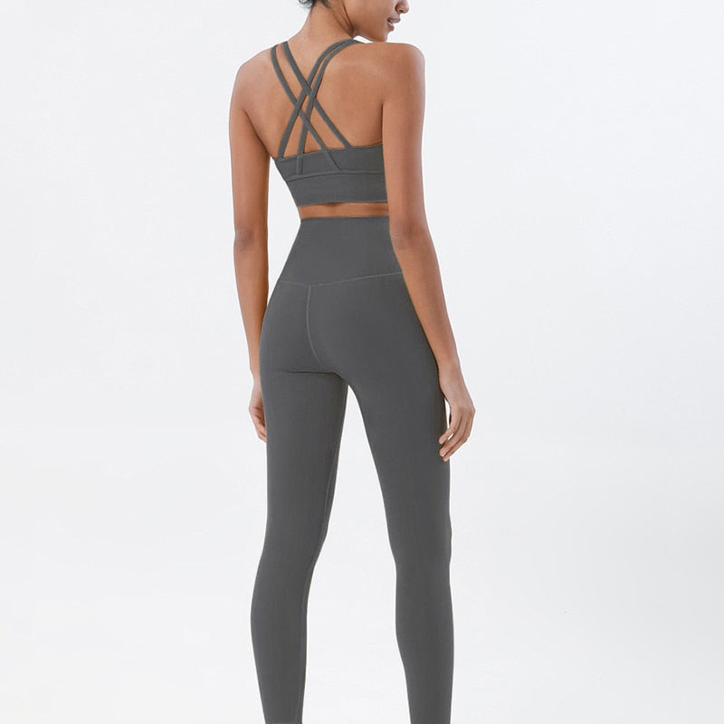 New Yoga Set Women's Tracksuit Gym Fitness Set