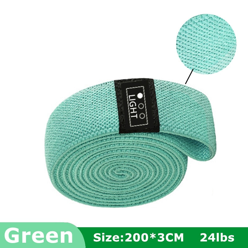 Long Resistance Loop Band Set Unisex Fitness Yoga