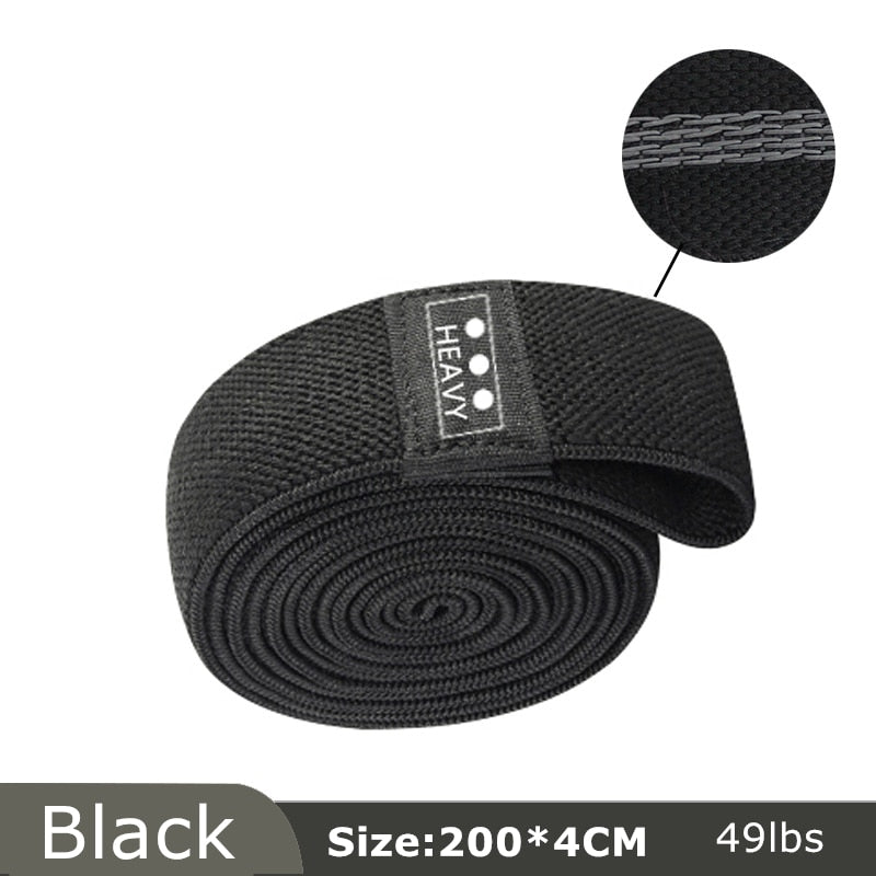 Long Resistance Loop Band Set Unisex Fitness Yoga