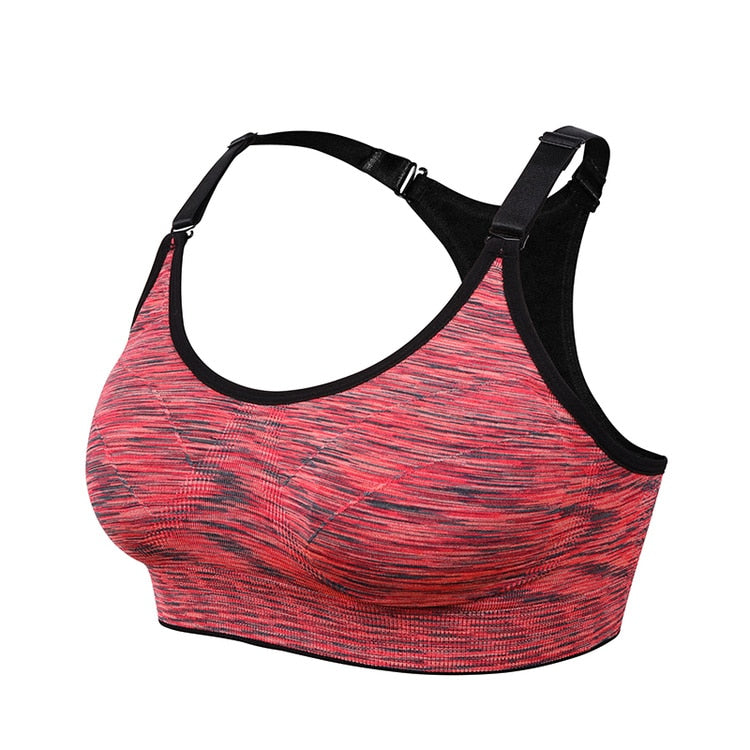 Shockproof Wireless Sports Bra Top Women